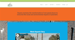 Desktop Screenshot of depave.org
